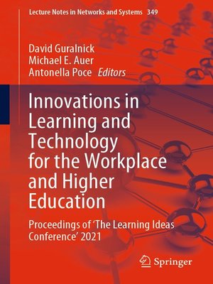 cover image of Innovations in Learning and Technology for the Workplace and Higher Education